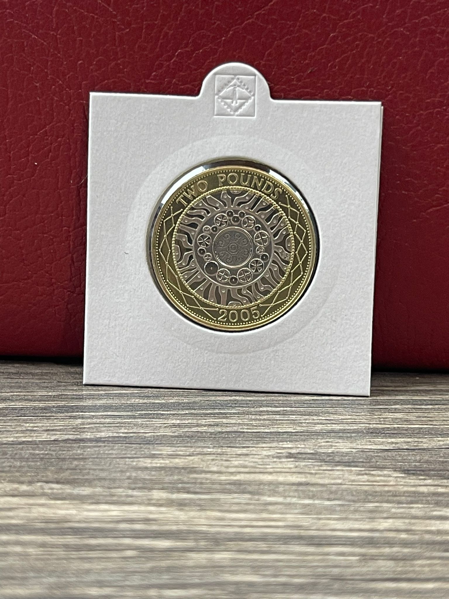 2005 Technology PROOF £2 coin