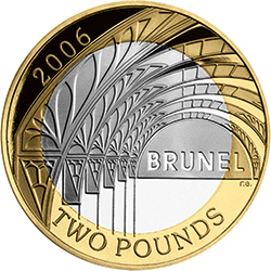 2006 Isambard Kingdom Brunel Paddington Station £2