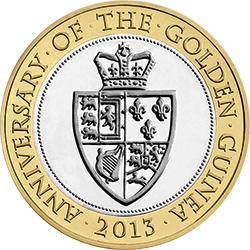 2013 Anniversary of the Guinea £2