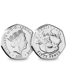 2020 Gibraltar Christmas 50p