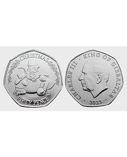 2023 Gibraltar Christmas Circulation 50p