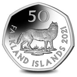 2021 Warrah Fox Falkland Island 50p