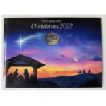 2022 Gibraltar Christmas Coloured Carded 50p