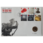 2014 First World War Army £2 BU Coin Cover