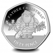 2019 Gibraltar Father Christmas 50p Coin