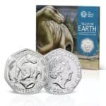 Iguanodon 2020 UK 50p Brilliant Uncirculated Coin
