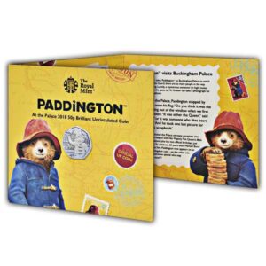 Paddington at Buckingham Palace 2018 UK 50p Brilliant Uncirculated Coin