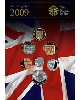 Shield 2009 Royal Mint coin set - Brilliant UNC - Original presentation pack