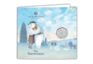 Snowman 2020 UK 50p Brilliant Uncirculated Coin