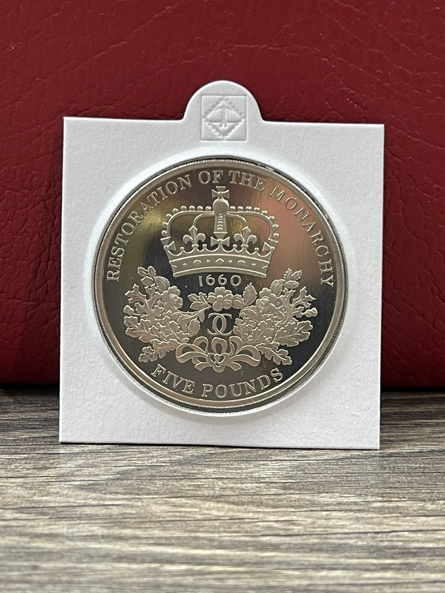 2010 Restoration of Monarchy PROOF £5 coin