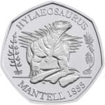 Hylaeosaurus 2020 UK 50p Brilliant Uncirculated Coin - View 3