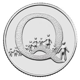 Queuing 10p Coin 2018 - Q - Great British Coin Hunt