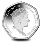 2021 BIOT 95th Birthday Trooping the Colour 50p BU