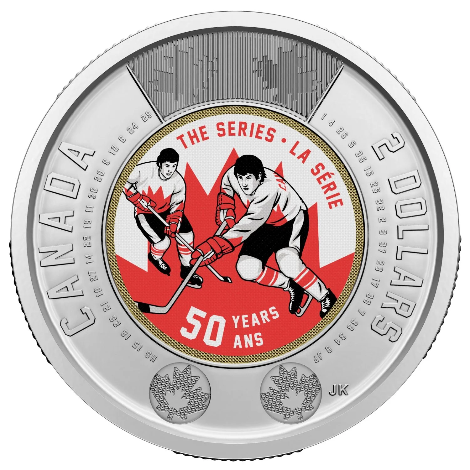 2022 Canada $2 50th Anniversary of the Summit Series Coloured Uncirculated Coin