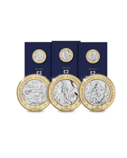 2020 Isle of Man A Christmas Carol BU £2 Set