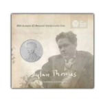 2014 Alderney Dylan Thomas Brilliant Uncirculated Five Pound Coin