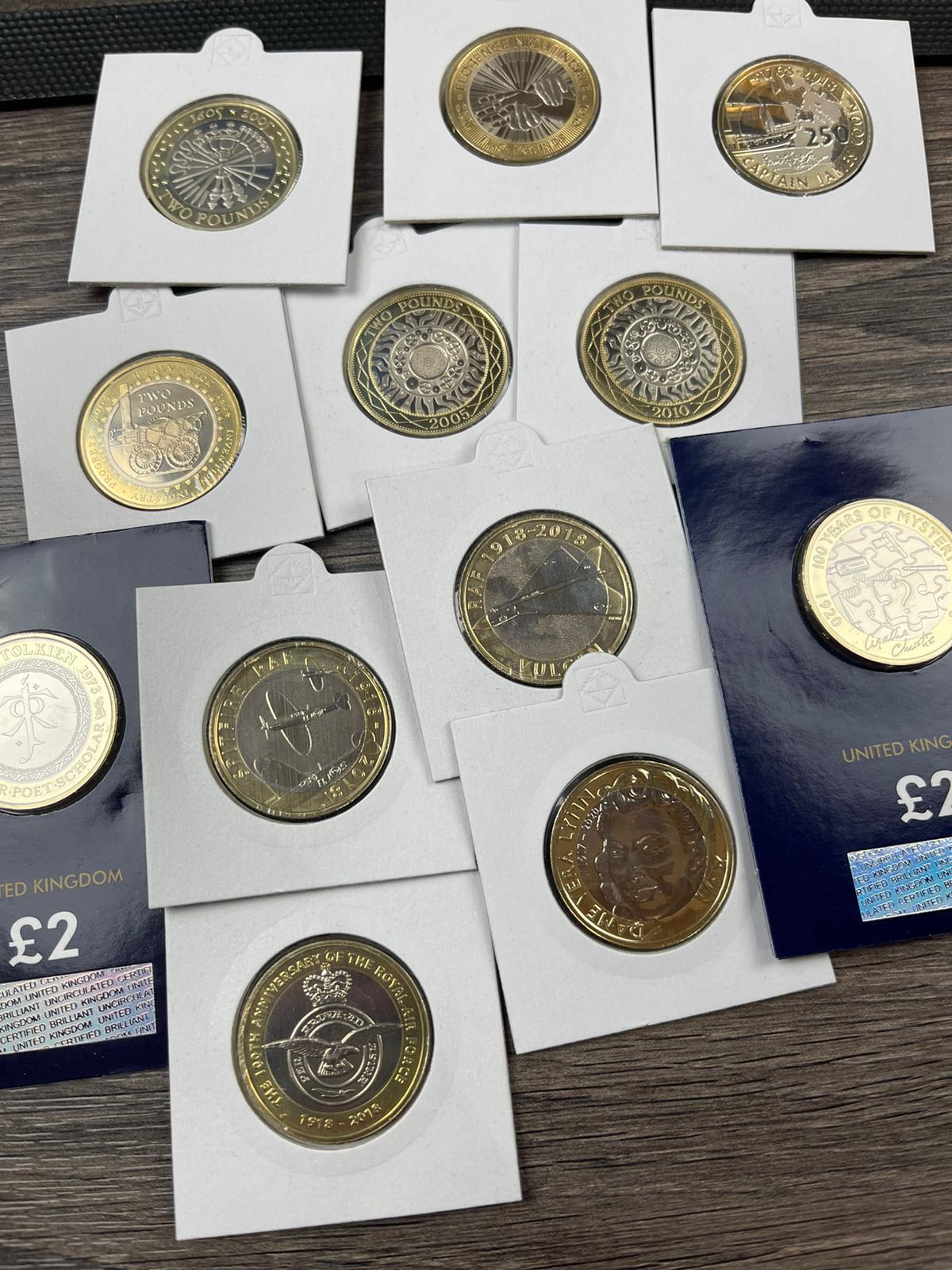 Loose BUNC/PROOF £2 Coins