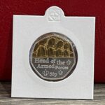 2022 Jersey Platinum jubilee - Head Of The Armed Forces Dual Plated 50p