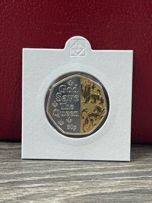 2022 Platinum jubilee - God Save The Queen Dual Plated 50p