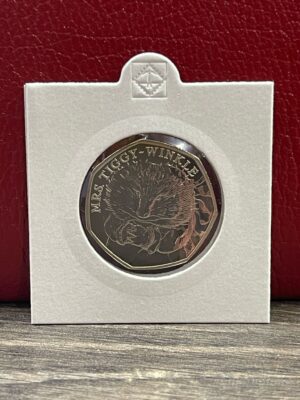 2016 Mrs Tiggy-Winkle Brilliant Uncirculated 50p